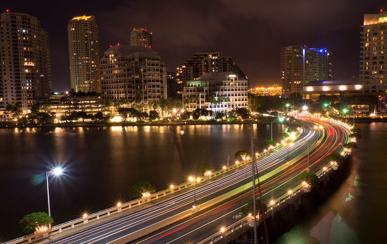 miami florida bridge free photo