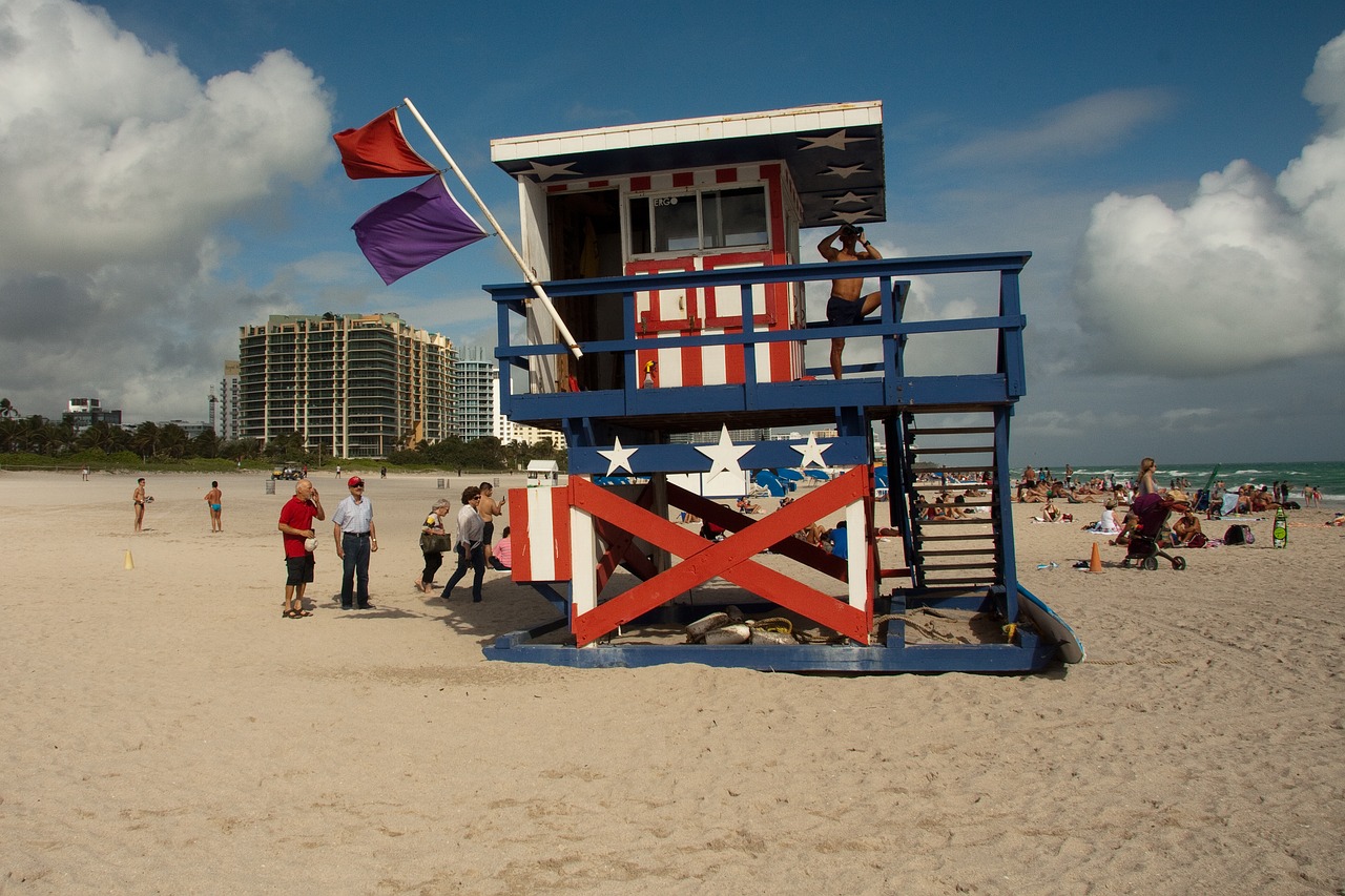 miami ocean sand free photo