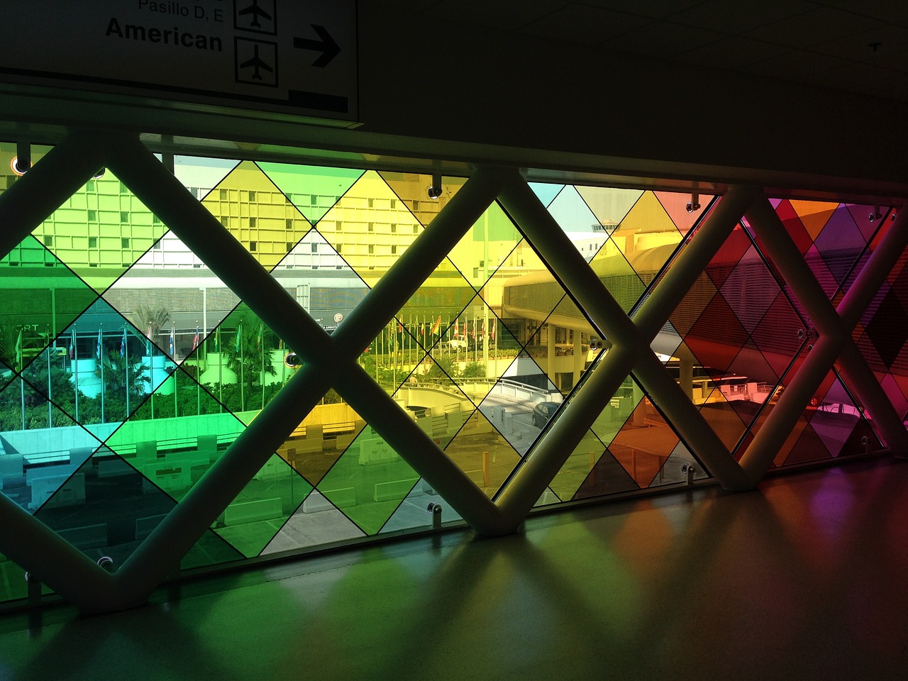 miami airport art free photo