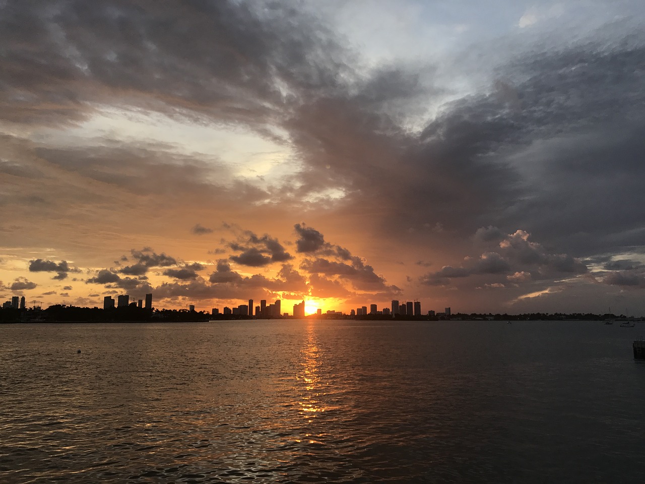 miami brickell bay free photo