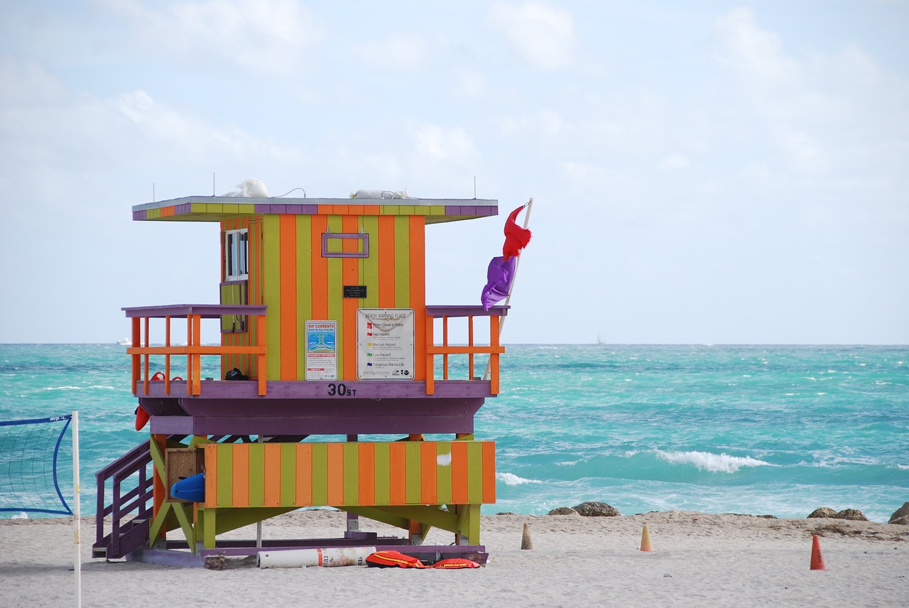 miami beach sea free photo