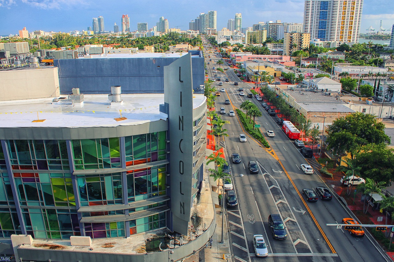 miami beach street florida free photo