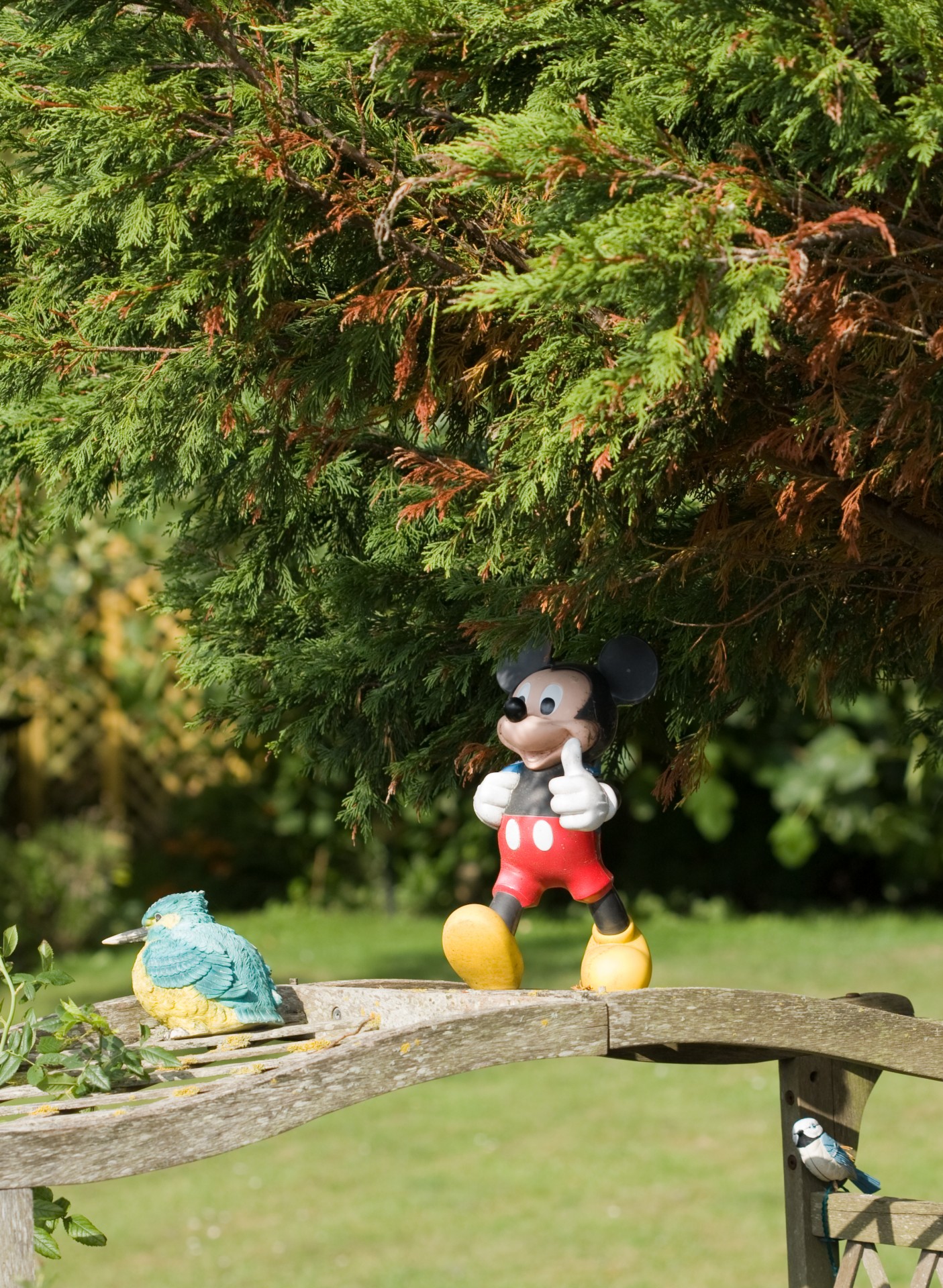 Mickey Mouse Mouse Garden Cute Statue Free Image From Needpix Com
