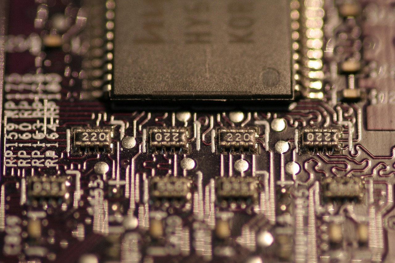 microchip  electronics  computer free photo