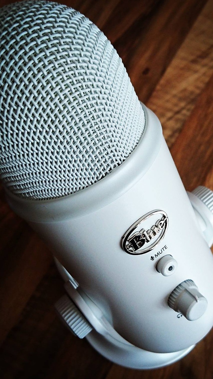 microphone blue yeti white free photo