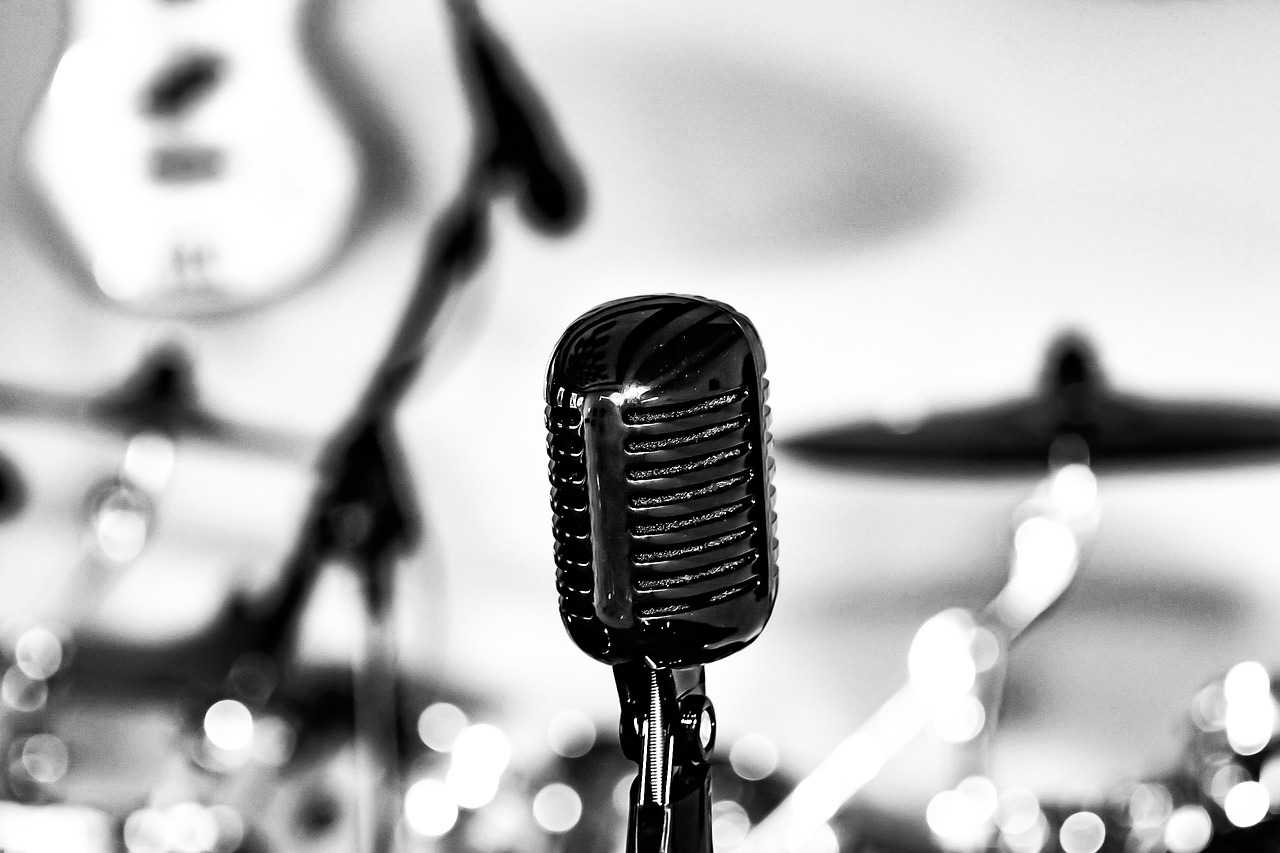 microphone music drums free photo