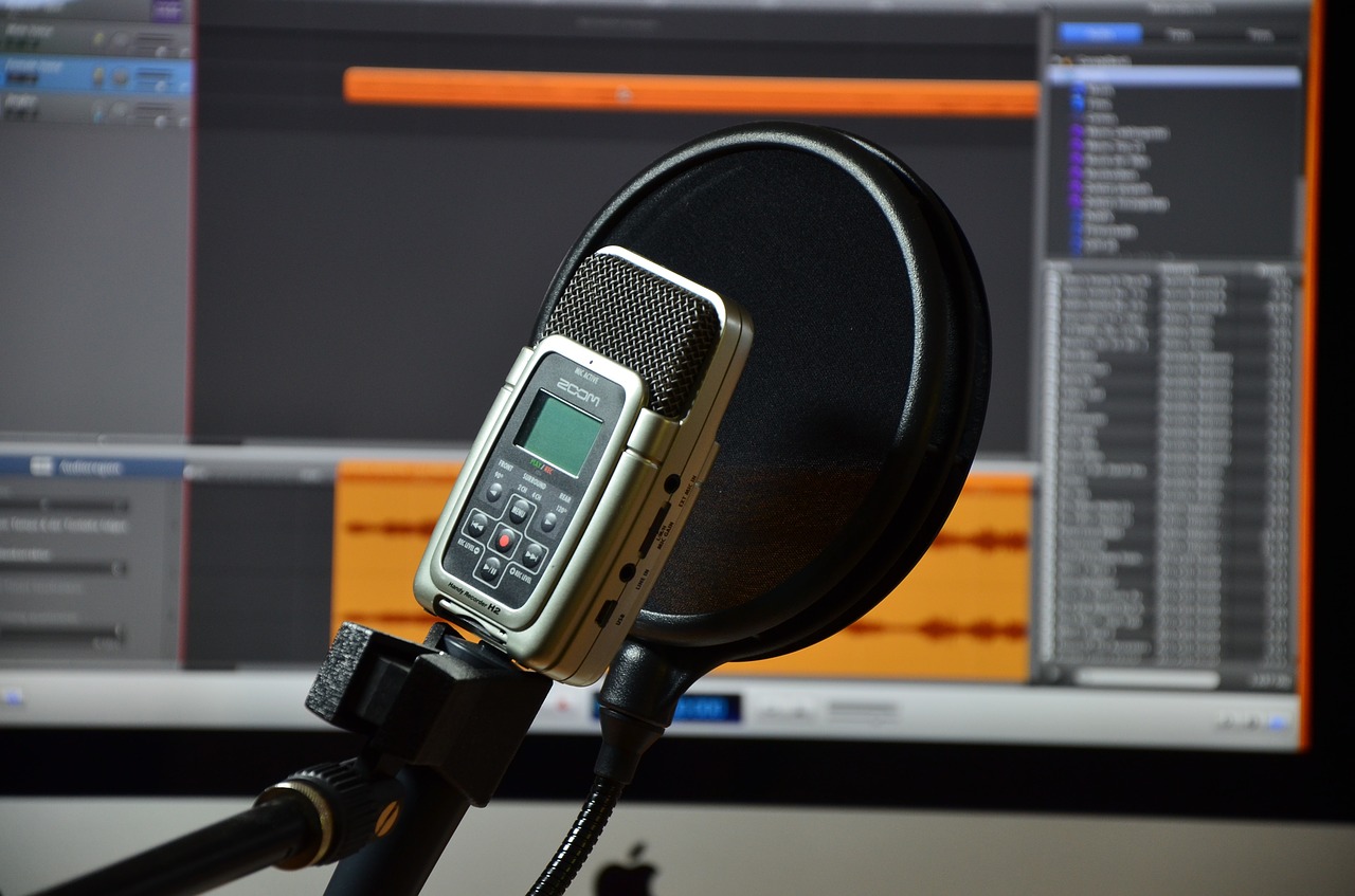 microphone audio recording free photo
