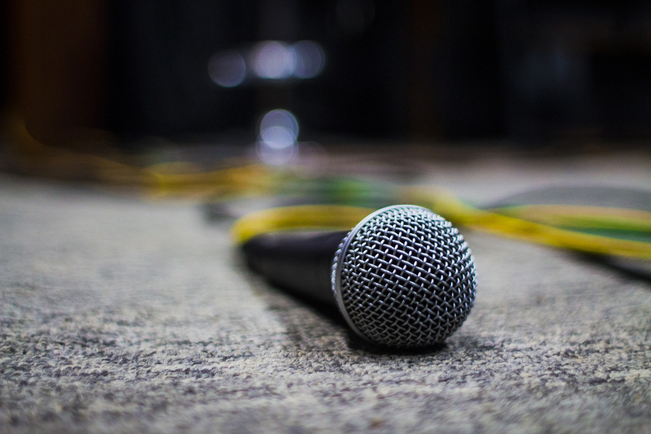 microphone recording music free photo