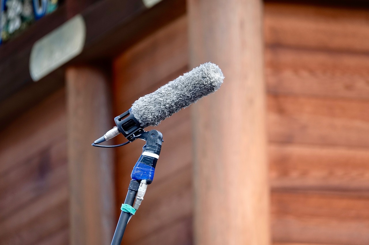 microphone  location  shooting free photo