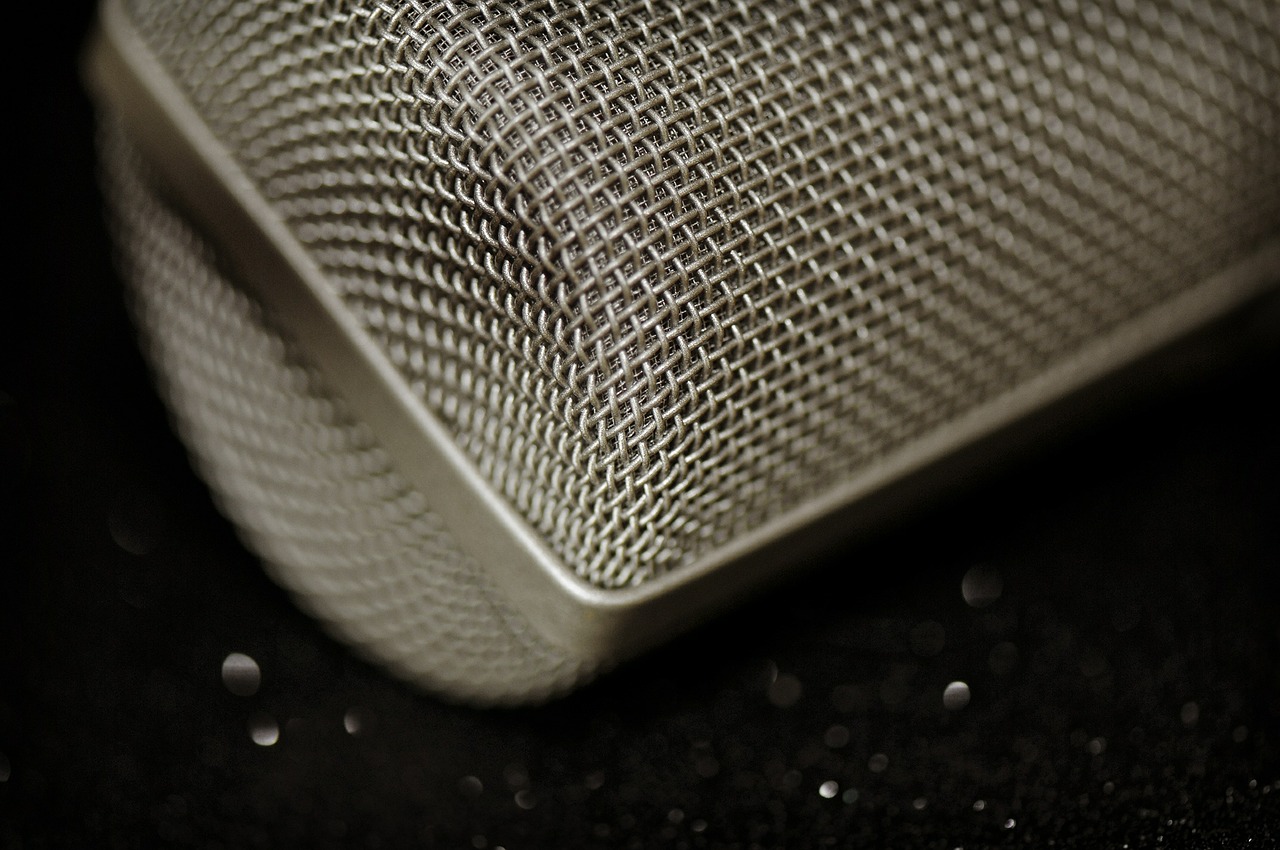 microphone grid vocal free photo
