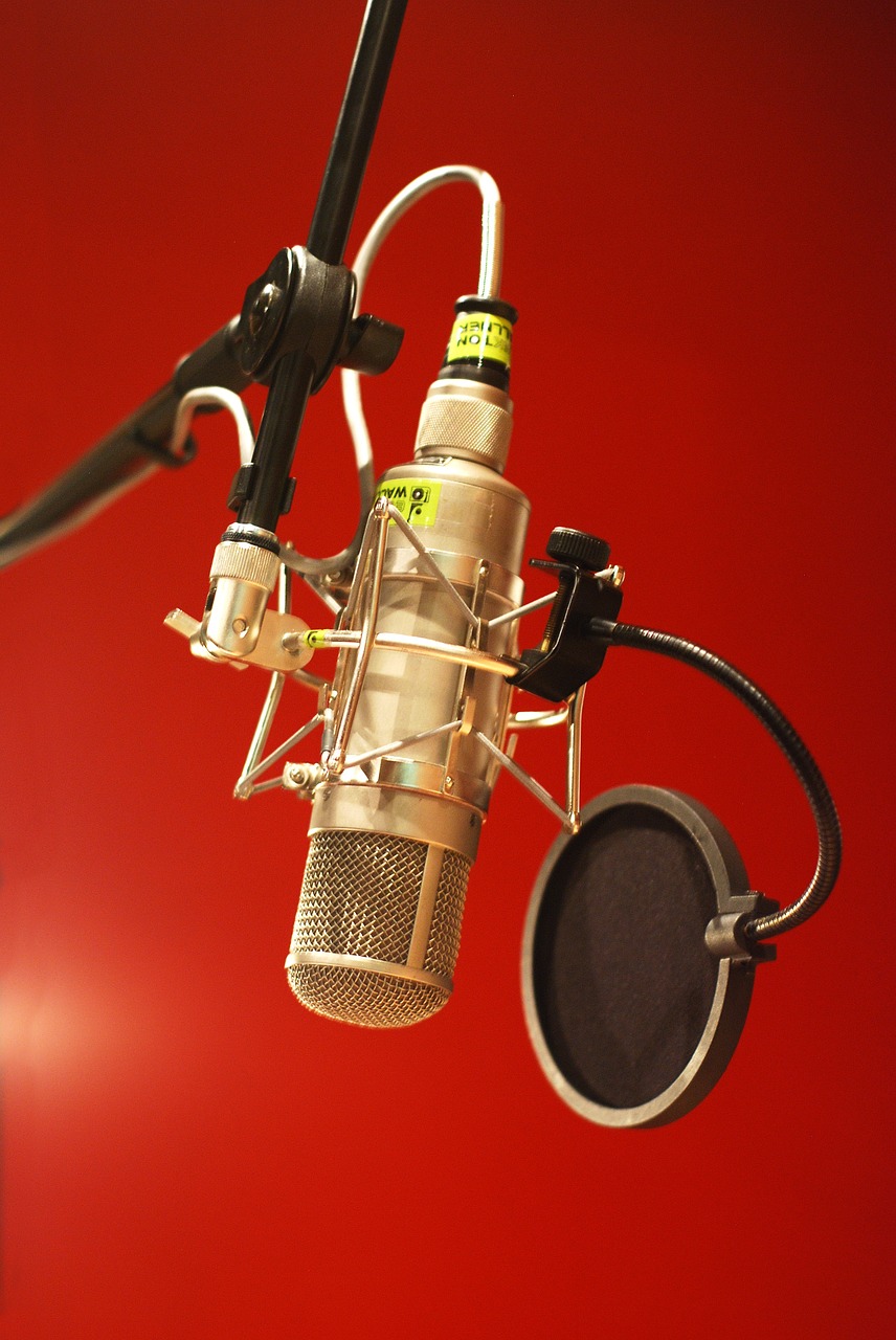 microphone studio music studio free photo
