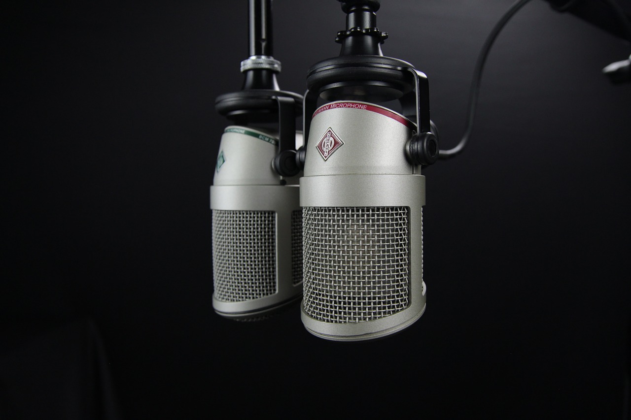 microphone radio broadcast free photo