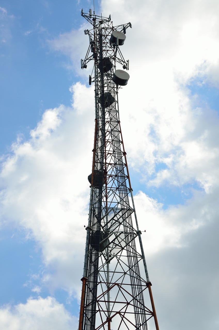 microwave tower communication tower free photo