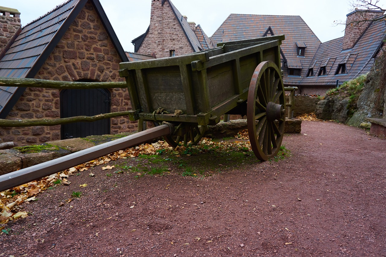 middle ages cart trade free photo