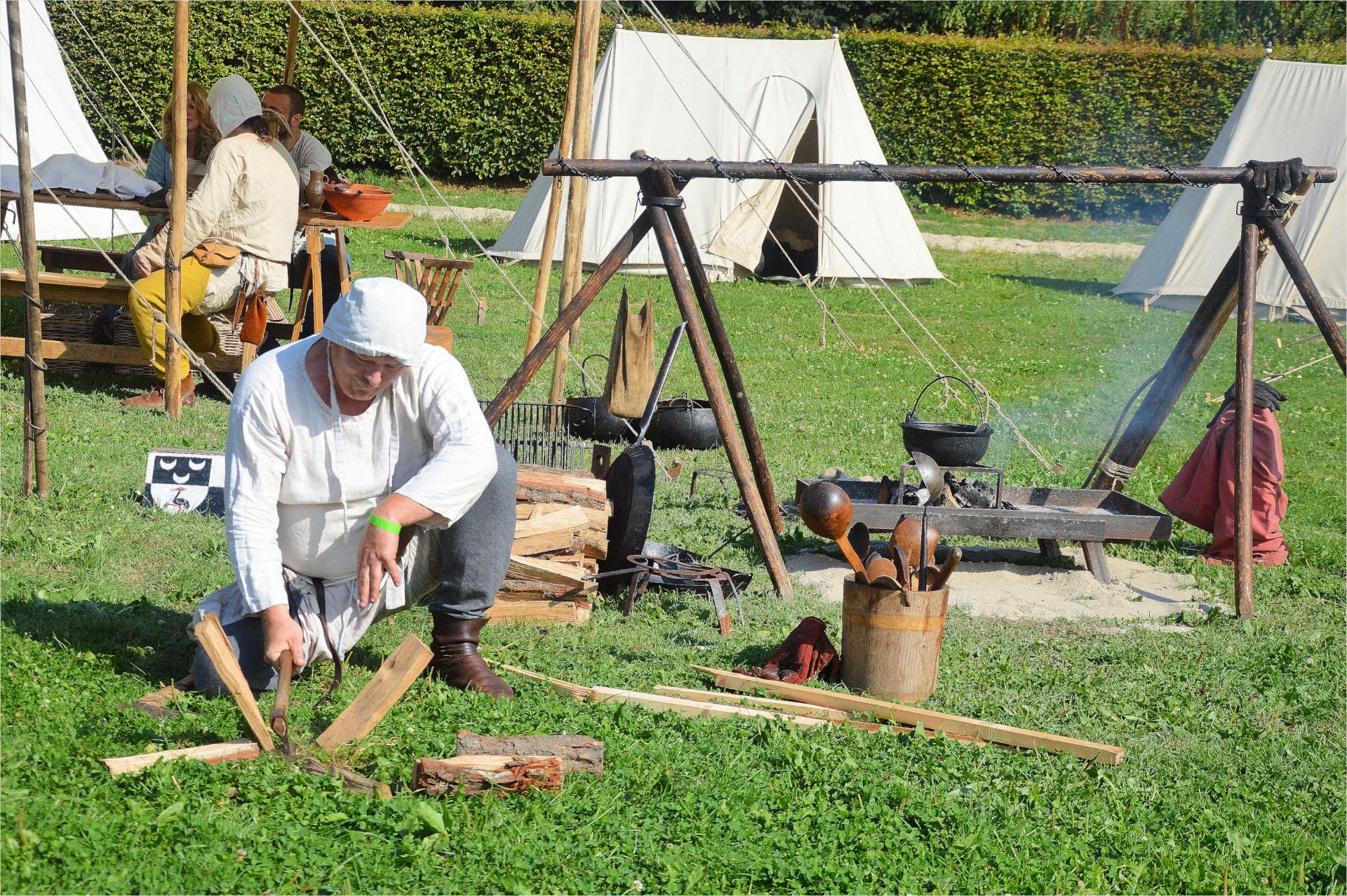 middle ages crafts market free photo