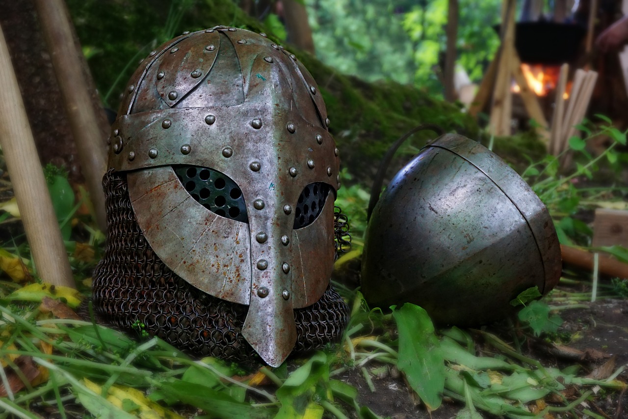 middle ages helm knight free photo