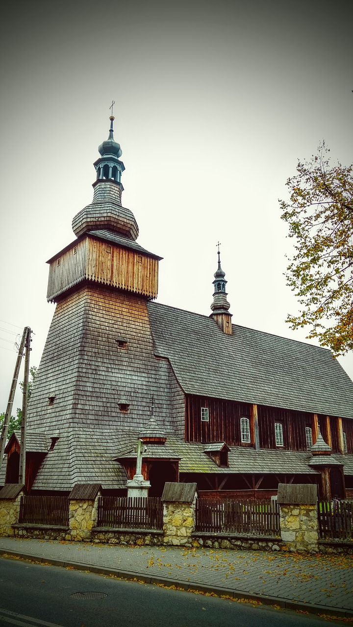 miedźna wooden architecture monuments free photo
