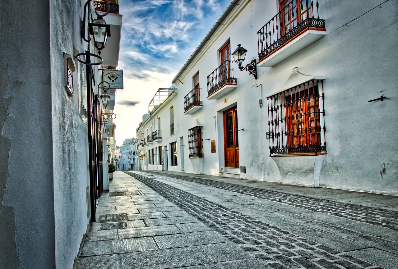 mijas andalusia street free photo