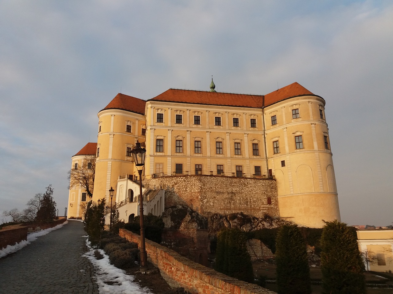 mikulov castle monument free photo