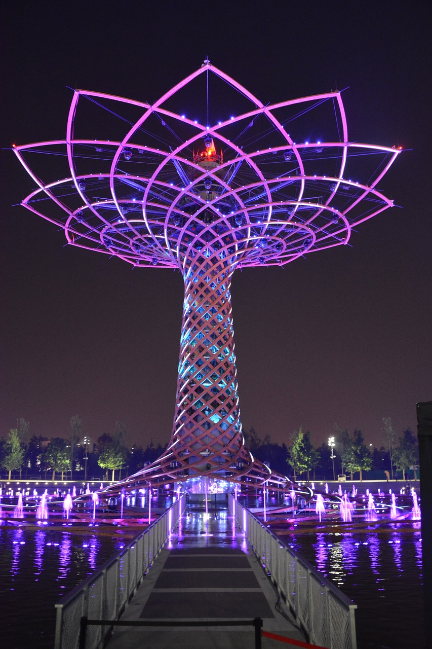 milan universal exhibition tree of life free photo