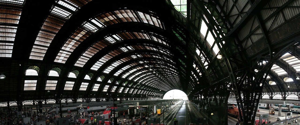milan central railway station milano centrale terms free photo