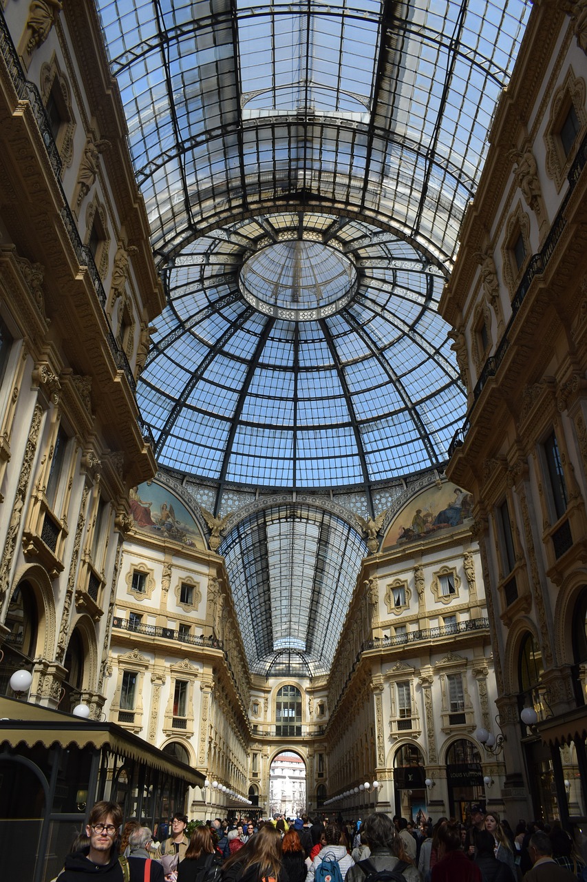 milan  vittorio emanuele  gallery free photo