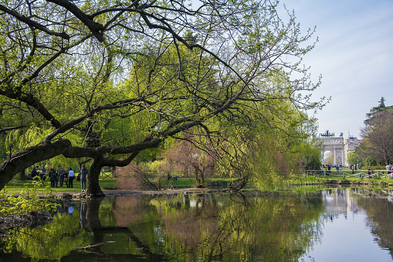 milan park italy free photo