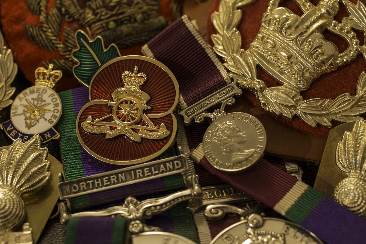 military medals award free photo