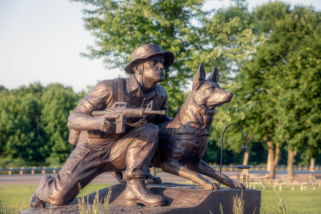 military  working  dog free photo