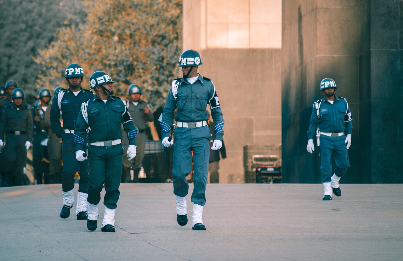 military  soldiers  parade free photo