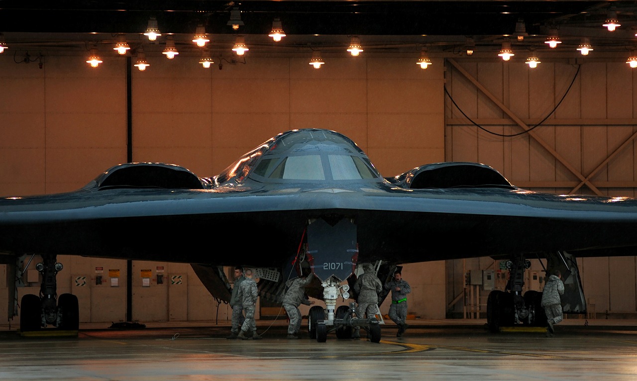 military stealth bomber jet stealth bomber free photo