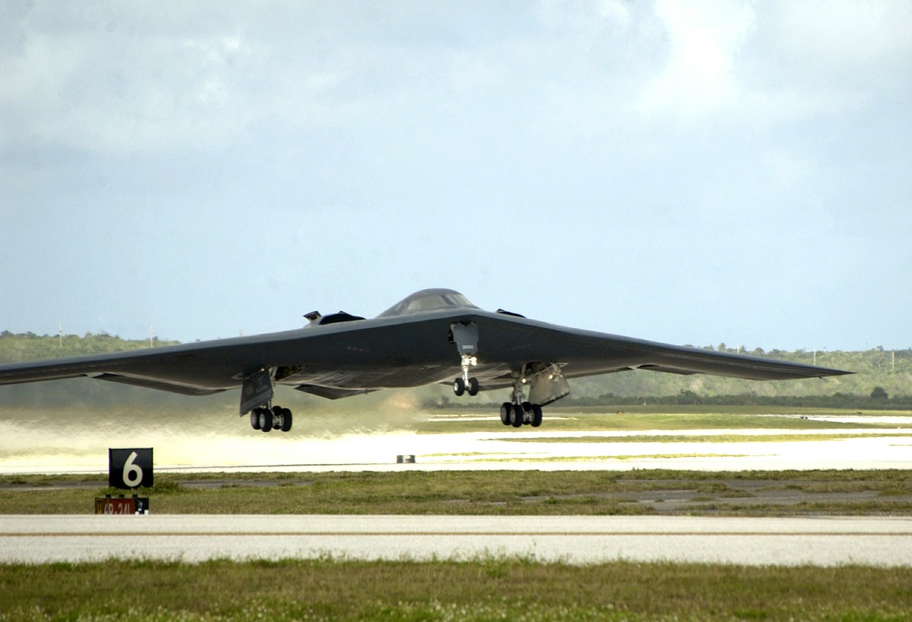 military stealth bomber jet free photo