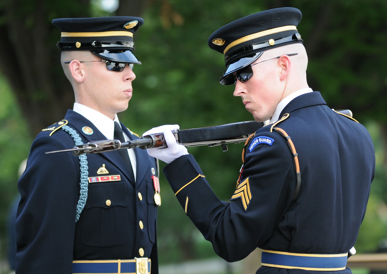 military honor guard free photo