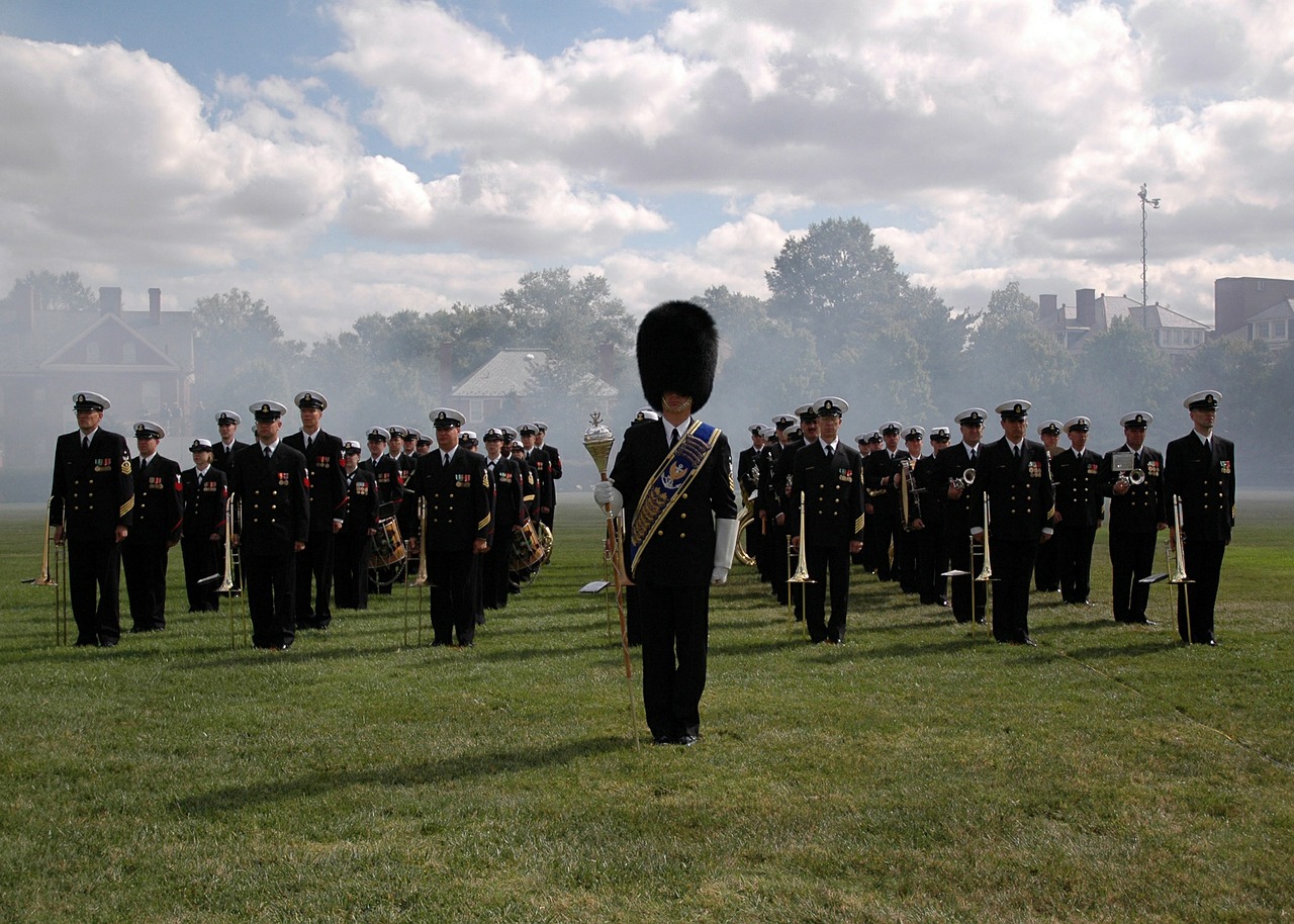 military band performance music free photo