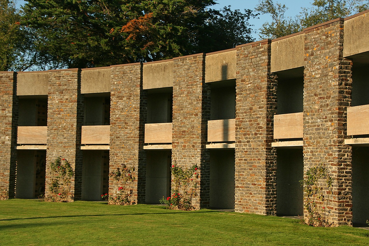 military cemetery france brittany free photo