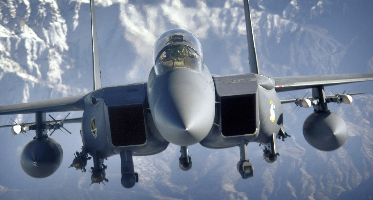 military jet f-15 strike eagle free photo