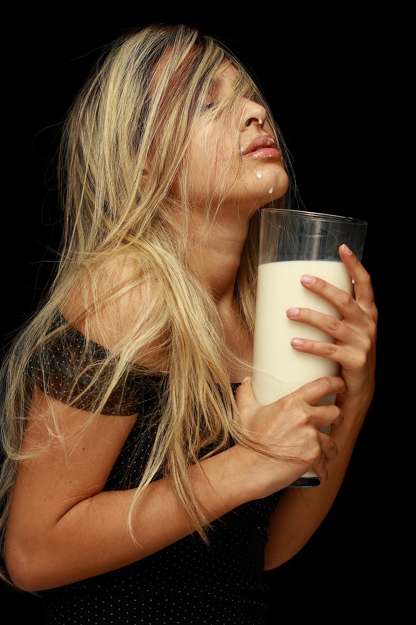 milk women's model free photo