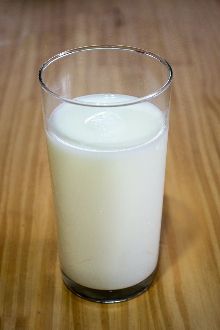 milk glass of milk calcium free photo