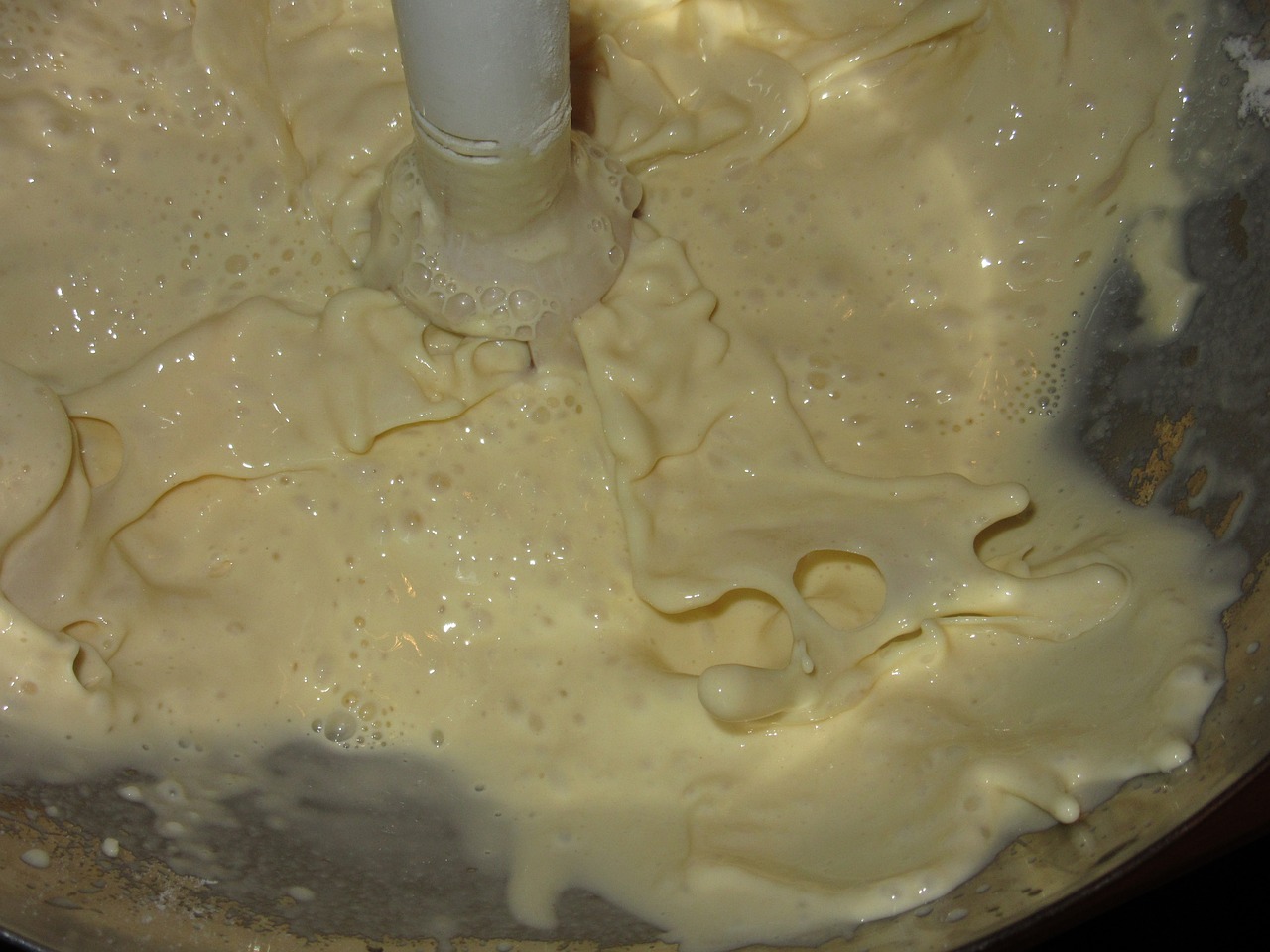 milk hand blender stir free photo