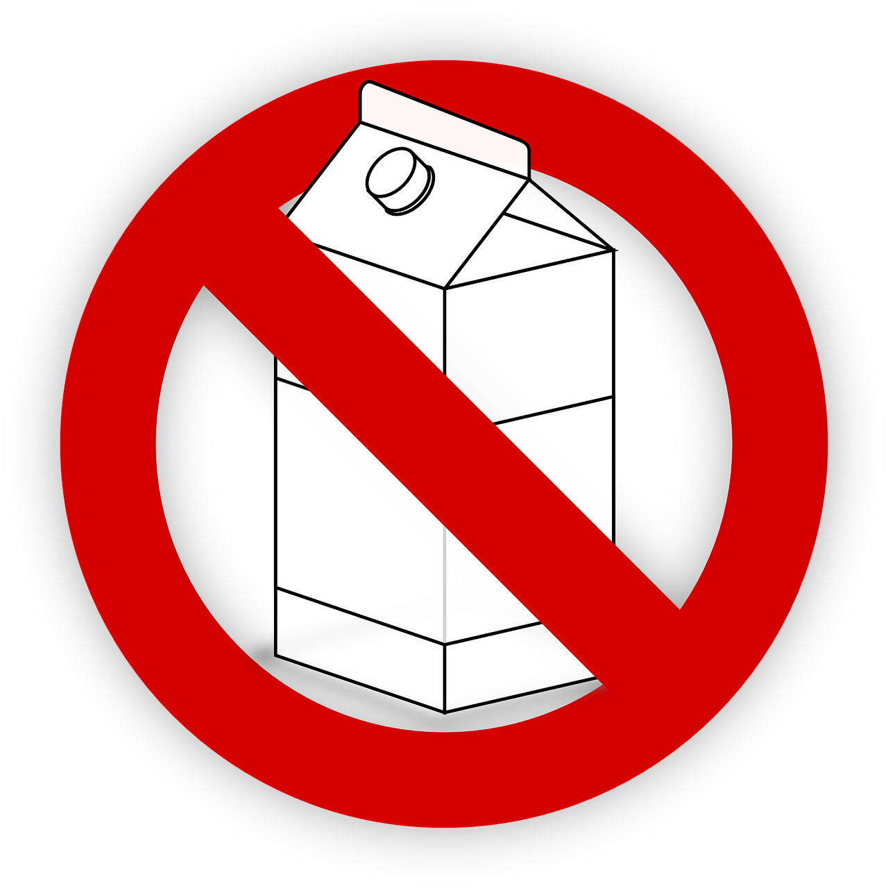 milk dairy allergy free photo