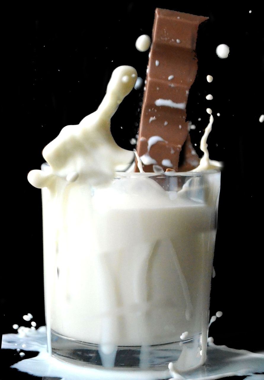 milk chocolate chocolate glass free photo