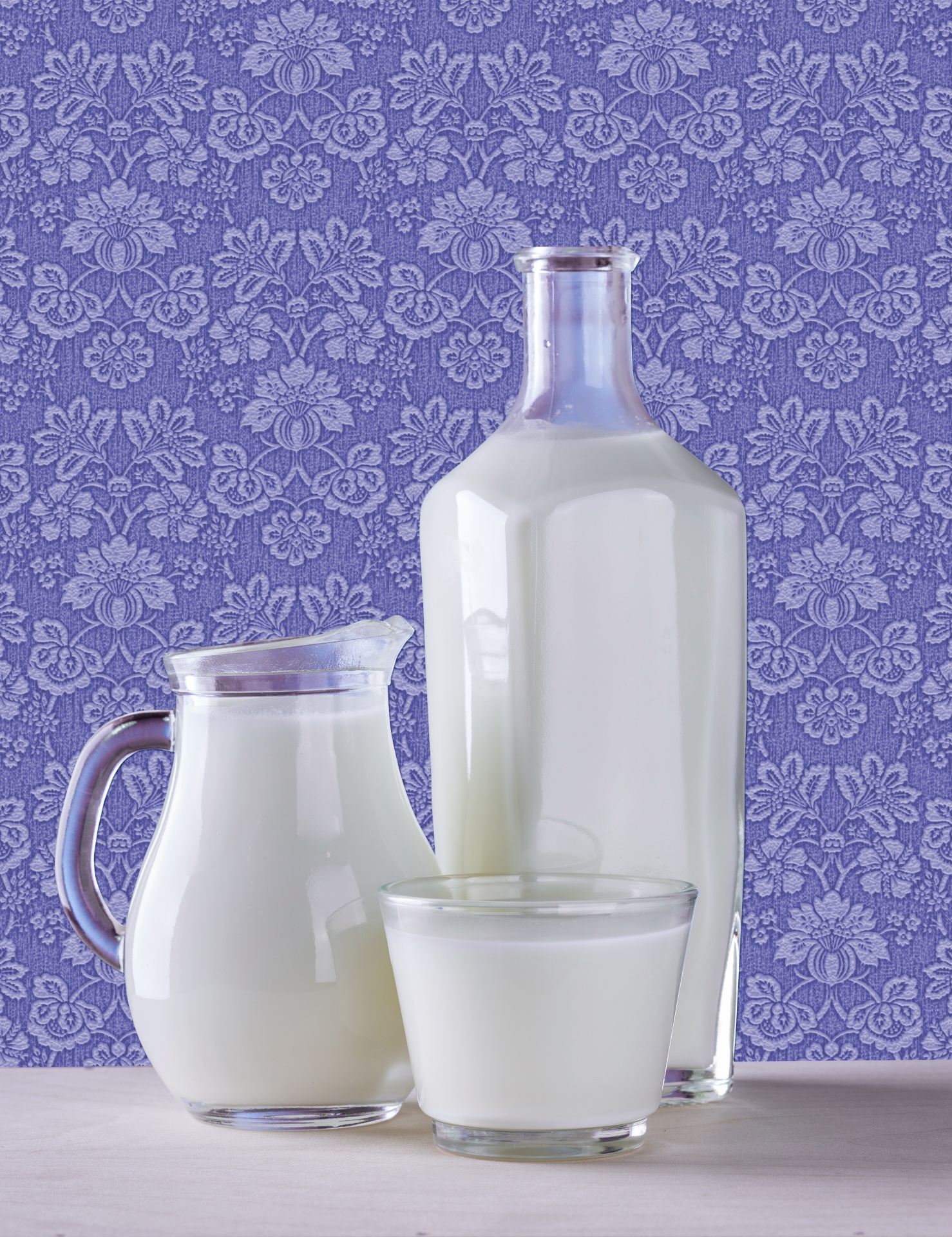 milk glass glass milk free photo