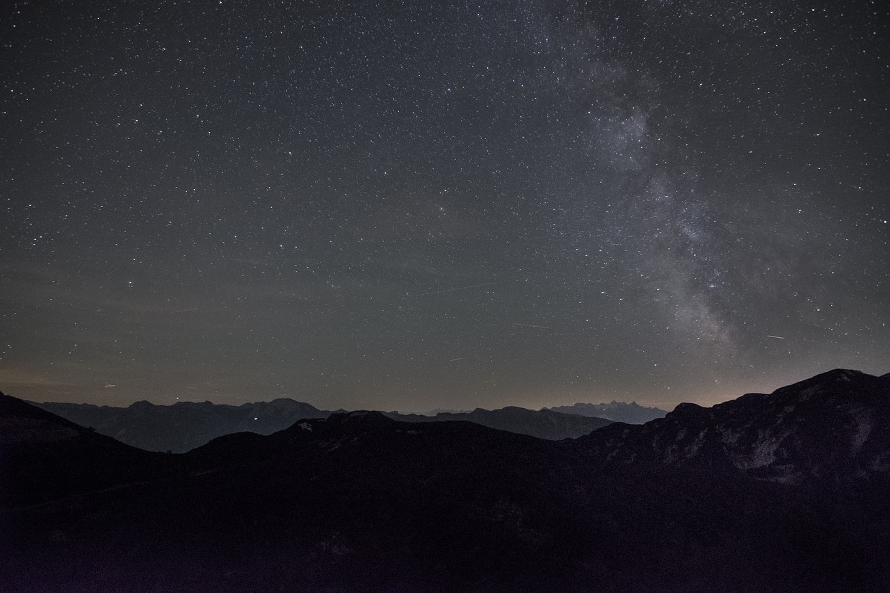 milky way austria feuerkogel free photo