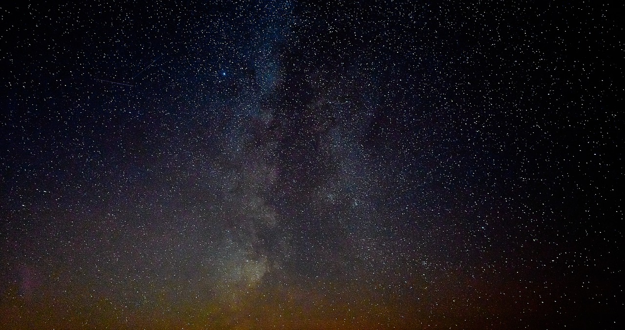 milky way  stars  galaxy free photo