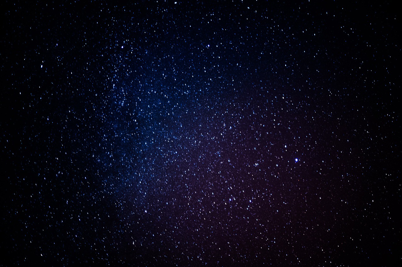 milky way star night free photo