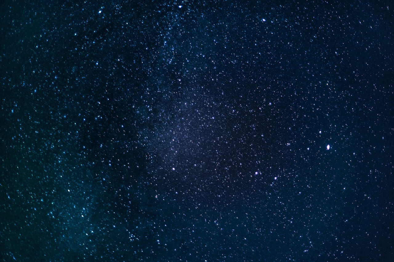 milky way space universe free photo