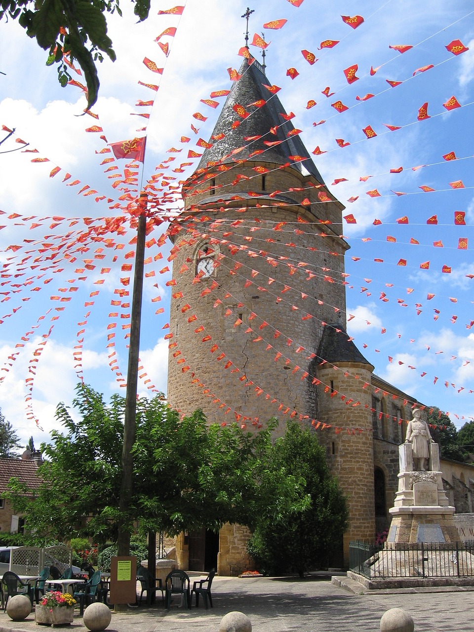 mill party flags free photo