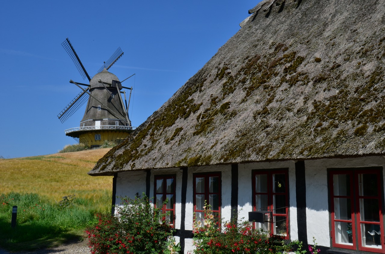 mill denmark summer holiday free photo