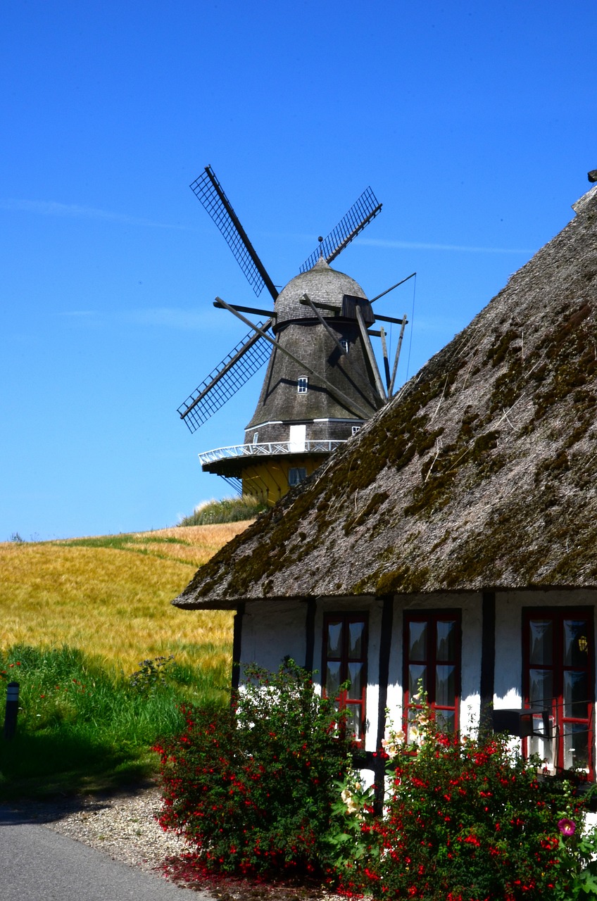 mill denmark summer holiday free photo