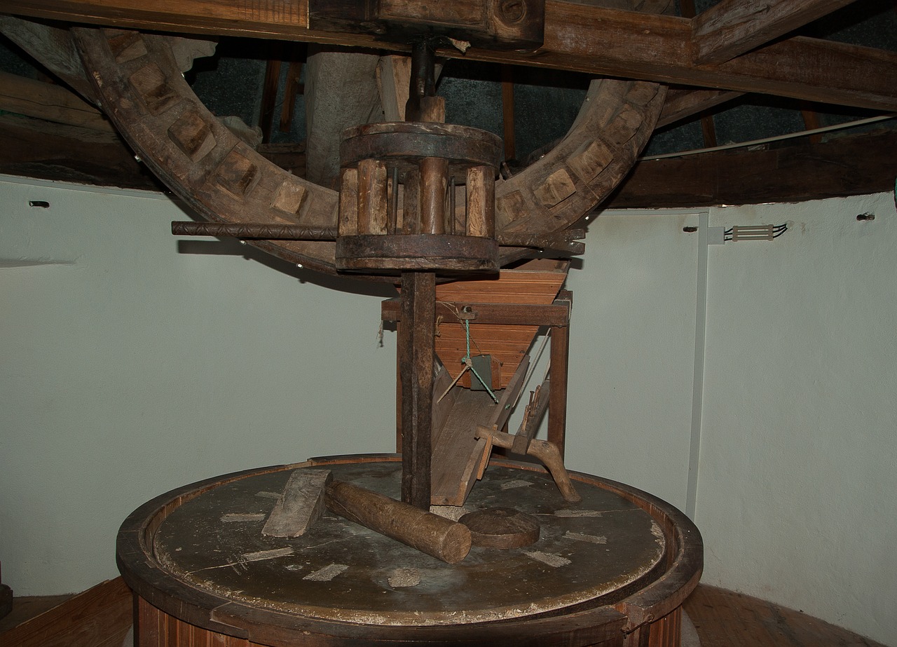 mill gear wheels free photo